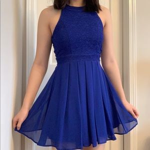 Glittery Blue Dress